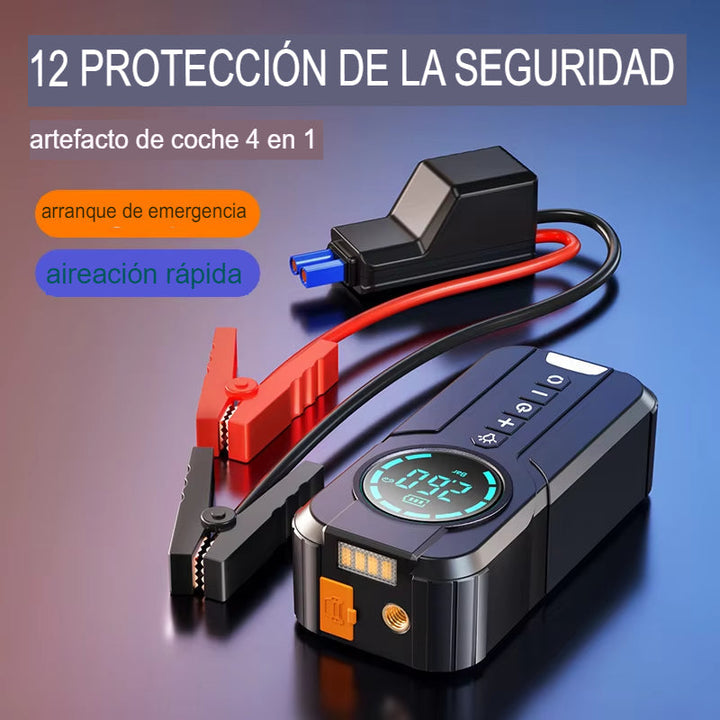 NexusDrive 4.0 - Inflador, Arrancador, Power Bank y Linterna 4 en 1