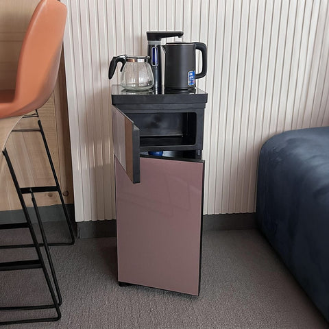 Dispensador de Bebidas Calientes 3 en 1 - Vista frontal champagne